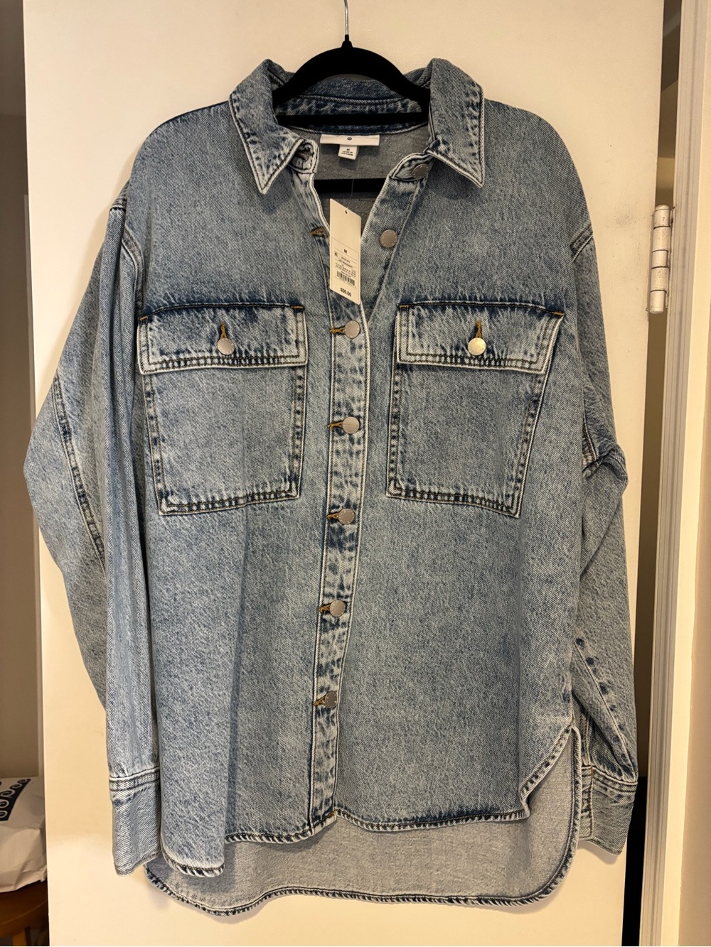 Parke x Target Blue Denim Button-Front Jacket